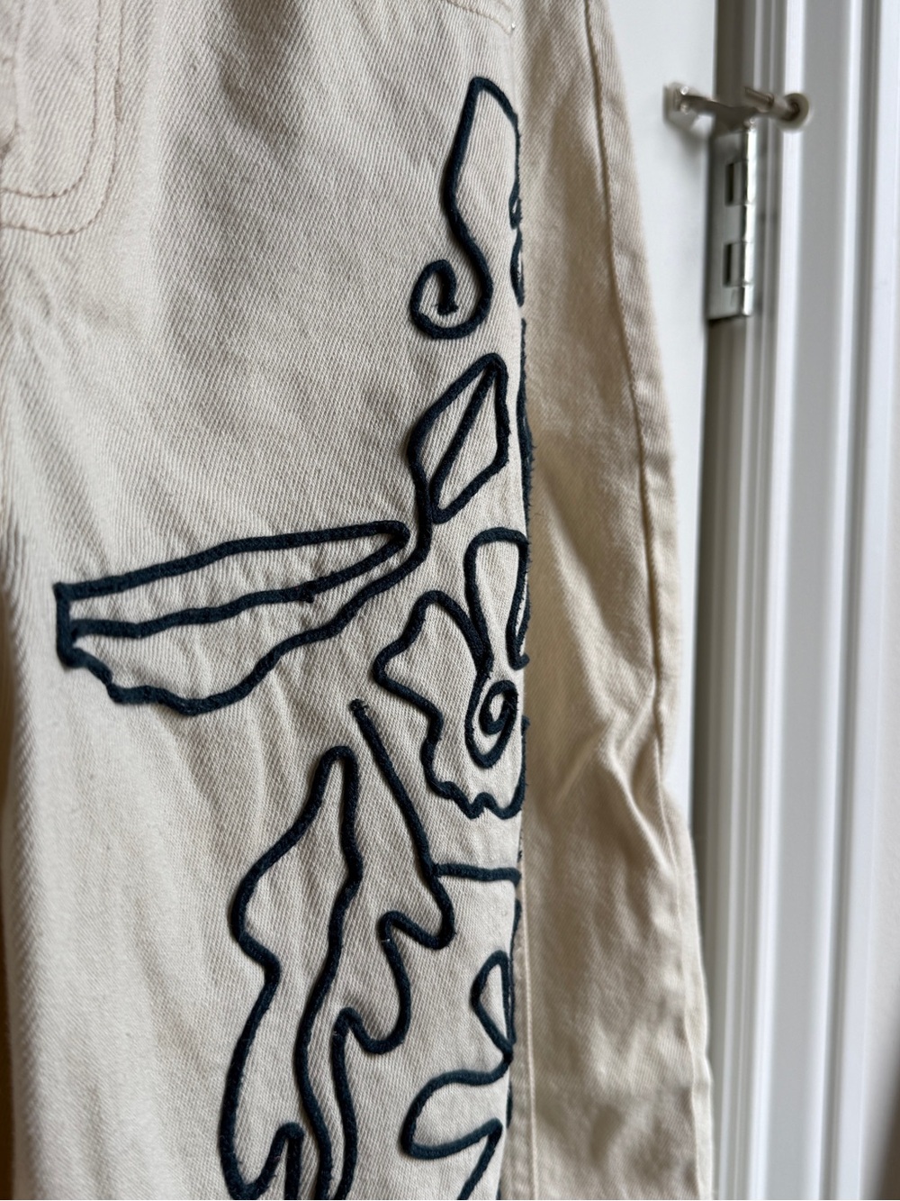 We The Free Good Luck Soutache Barrel Jeans - Picture 4 of 8